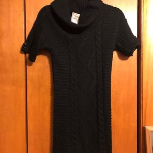 Black sweater dress